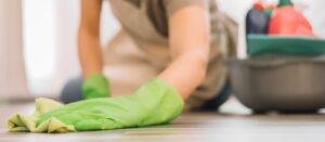 deep cleaning wiping 