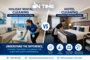 Holiday Rental Cleaning vs Hotel Cleaning: What’s the Difference?