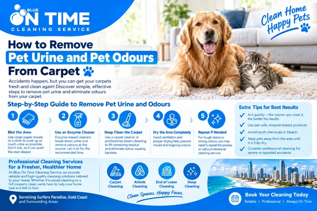 How to Remove Pet Urine and Pet Odours From Carpet