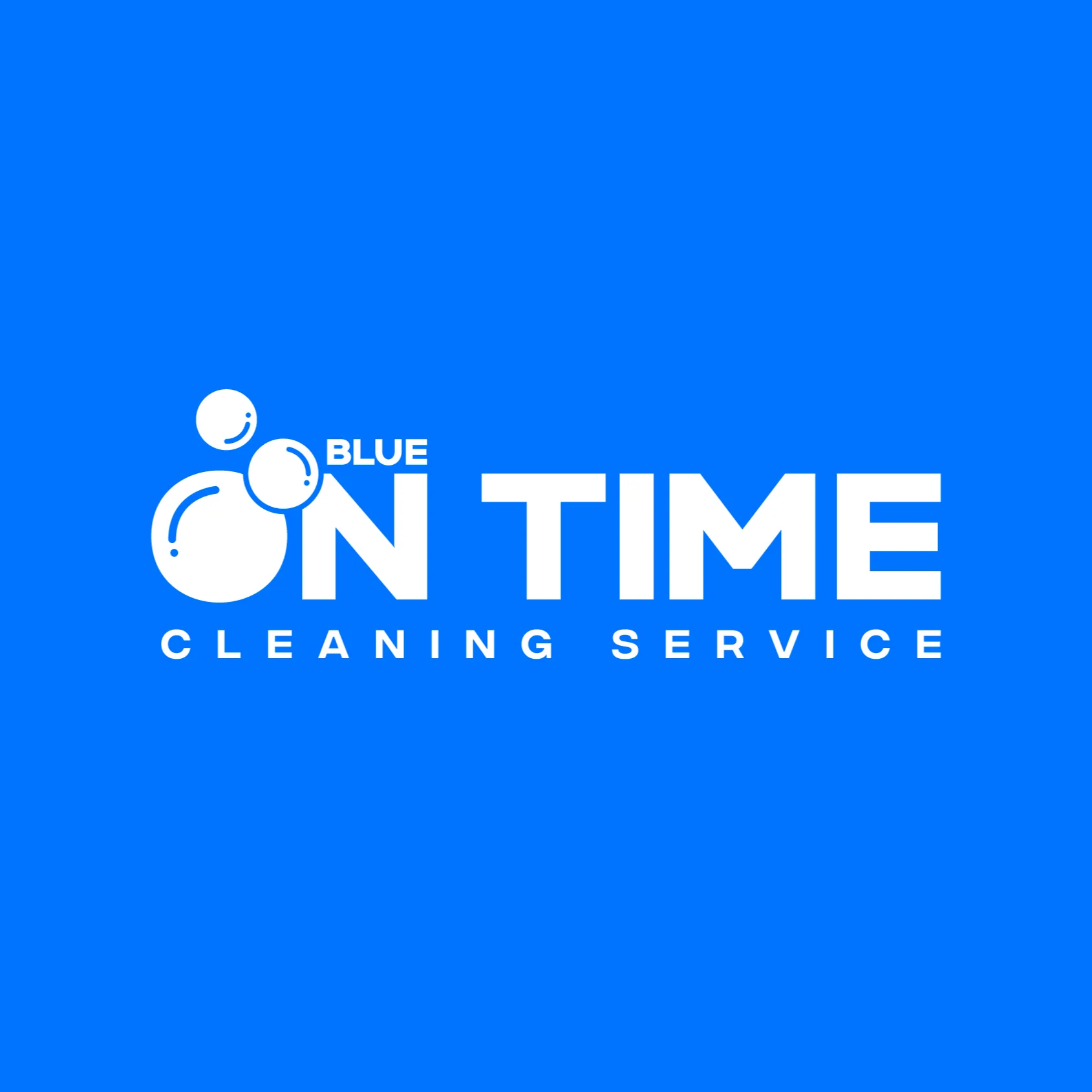 Blue On Time Cleaning Service logo